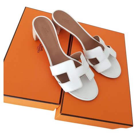 hermes sandals with heel